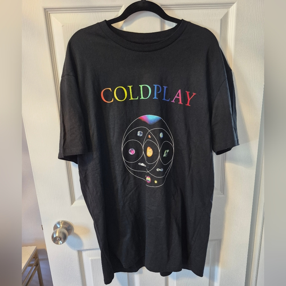 NWOT Coldplay Concert Tee Sydney Australia 2024 Graphic T-Shirt